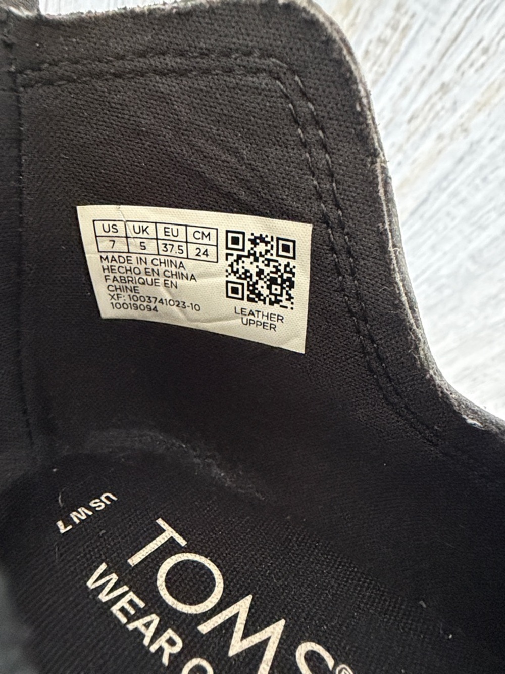 TOMS Kallie Black Wedge Ankle Booties - Picture 5 of 8